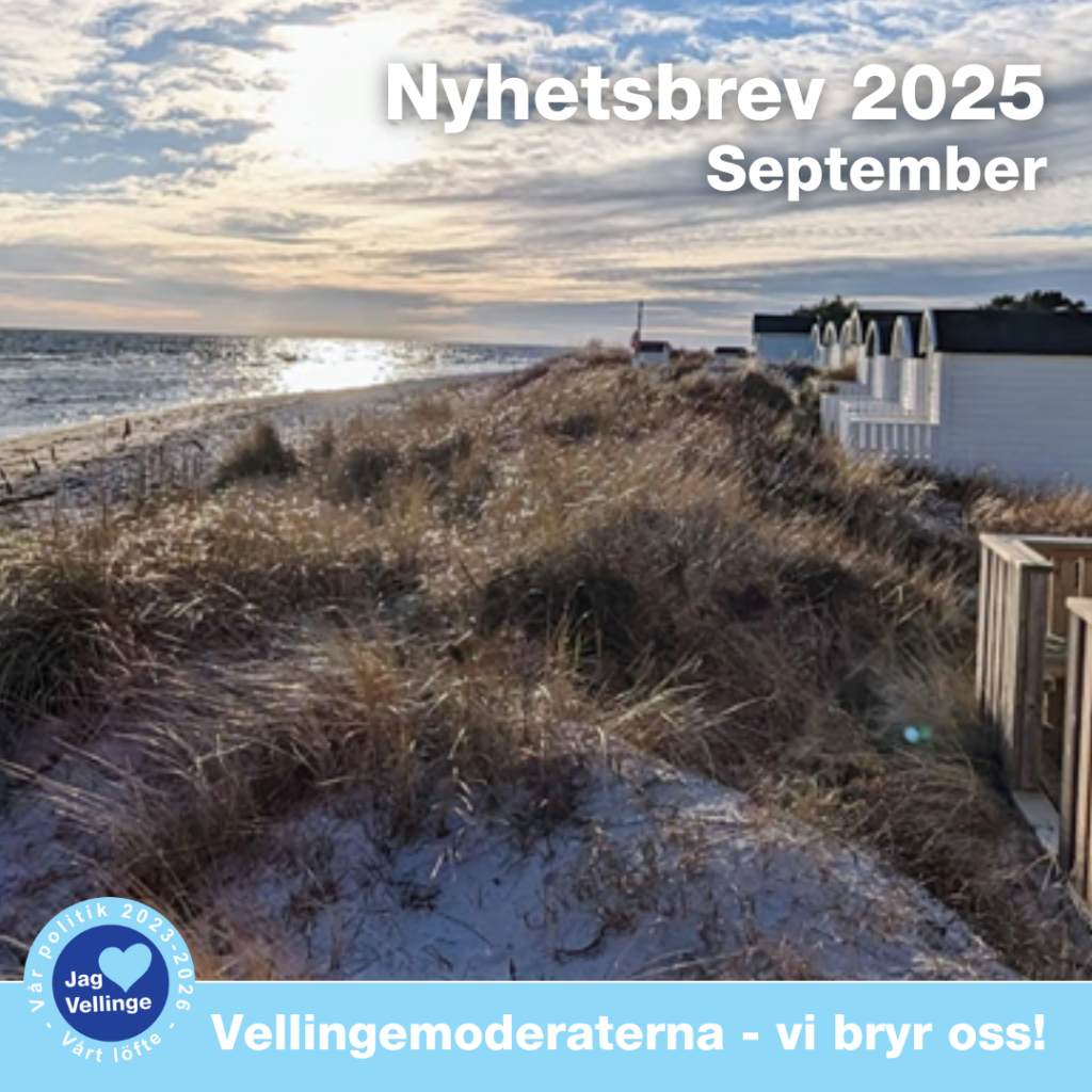 Vellingemoderaternas nyhetsbrev - september 2025