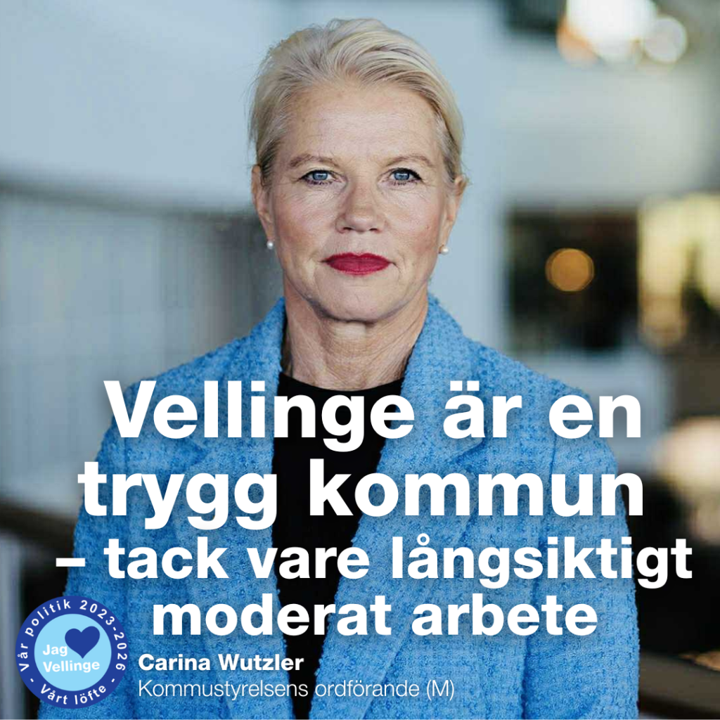 Replik: Vellinge är en trygg kommun – tack vare långsiktigt moderat arbete